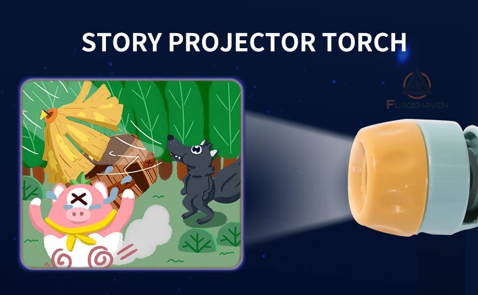 Story Torch™ - Bedtime Magic - Taskulamppuprojektori