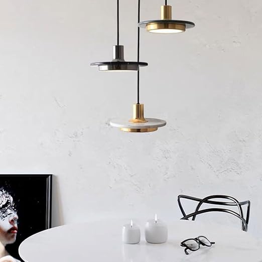 Lampe à suspension en marbre élégante et moderne