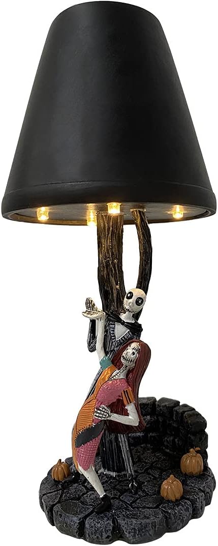 Ny Halloween Hem Sovrum Jack Glödande Bordslampa LED Lampa Halloween Bordslampa