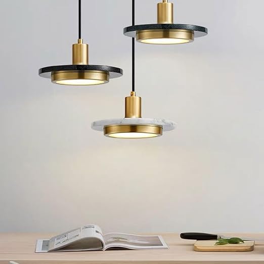 Lampe à suspension en marbre élégante et moderne