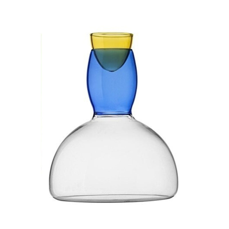 Pop of Color Glass Wine Decanters