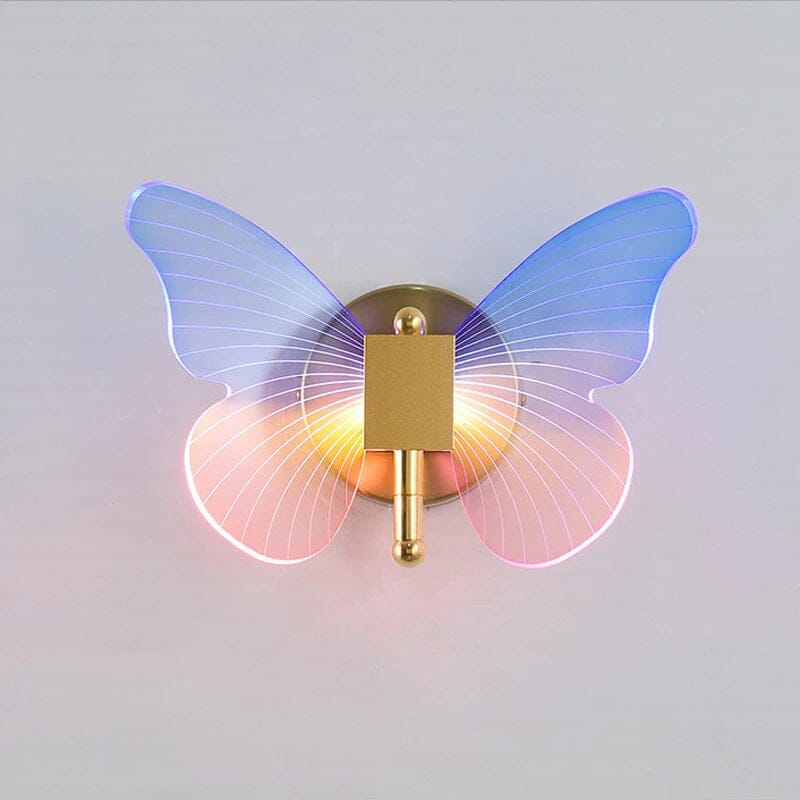 Butterfly vegglampe