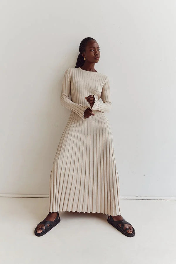 Louia™ | Knitted Dress with Long Sleeves