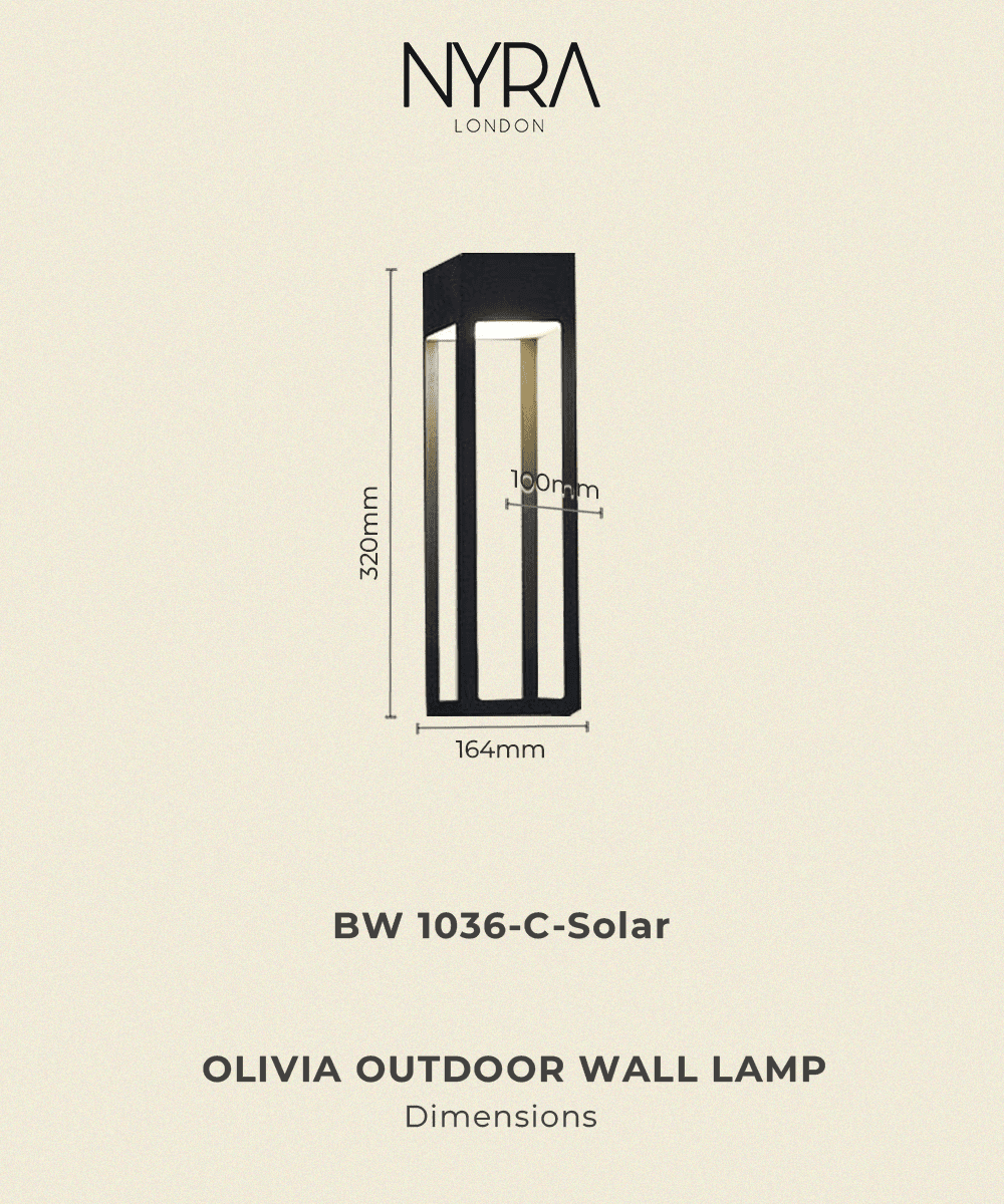 Olivia outdoor wall lamp