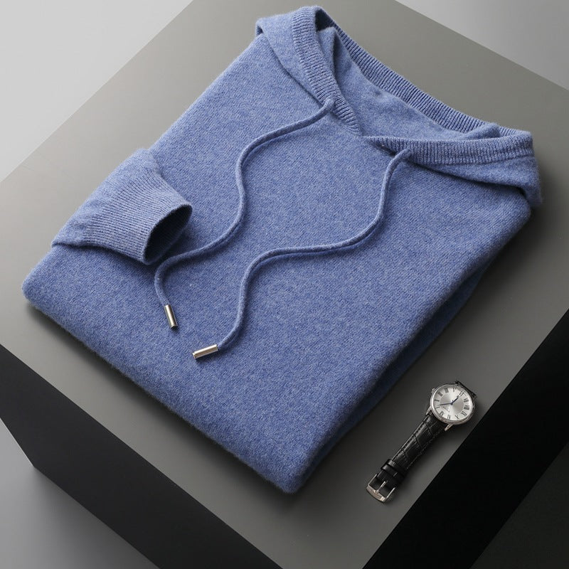 Felpa con cappuccio/maglione 100% cashmere