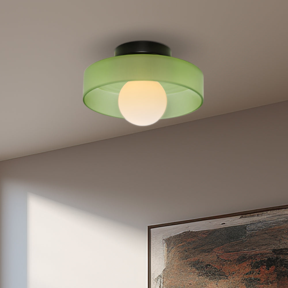 Moderne rund loftslampe