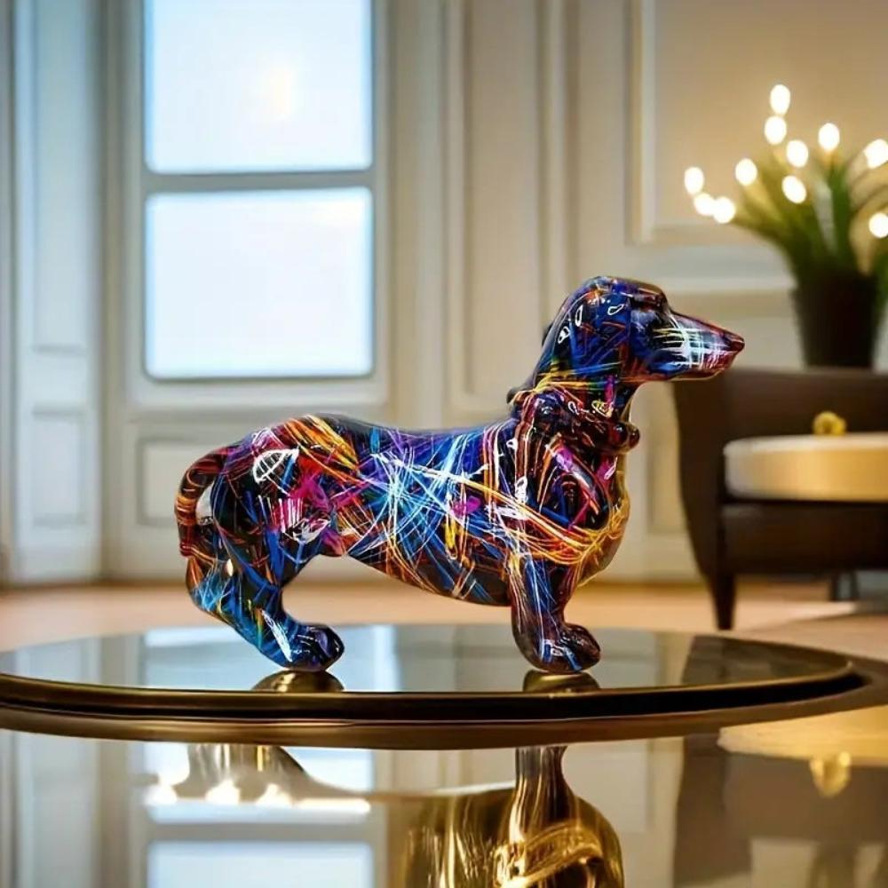 Artistic Dachshund Figurine