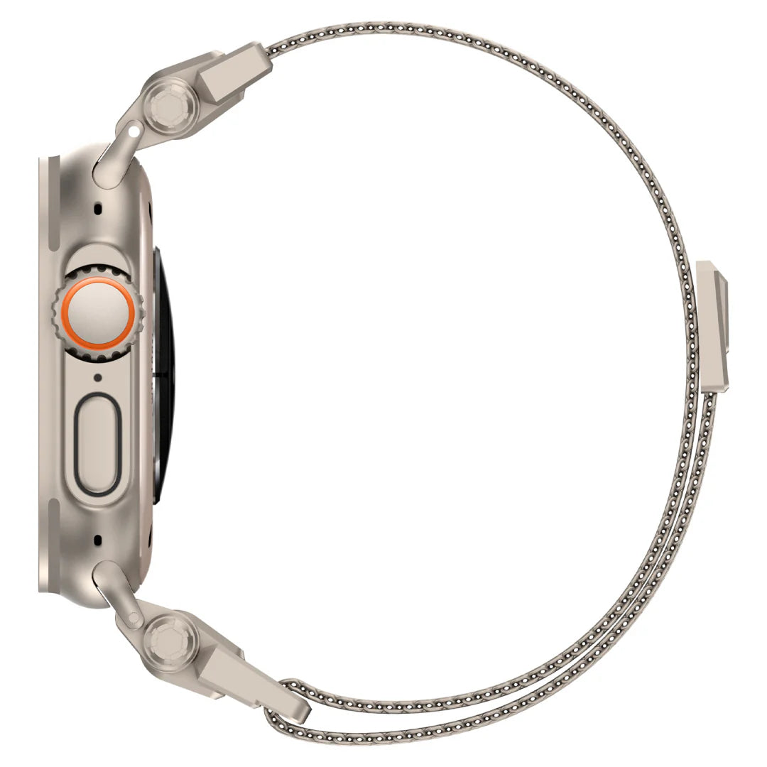 Explorer Milanese Loop -ranneke Apple Watchille