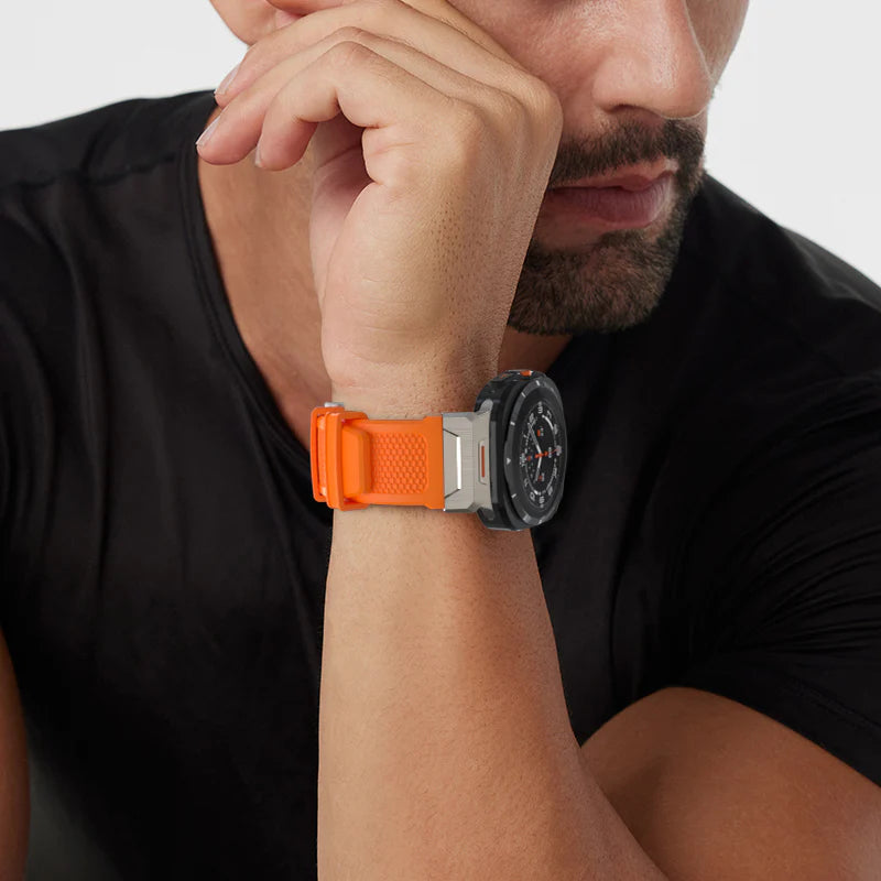 Bracelet en silicone tactique pour Samsung Galaxy Watch Ultra