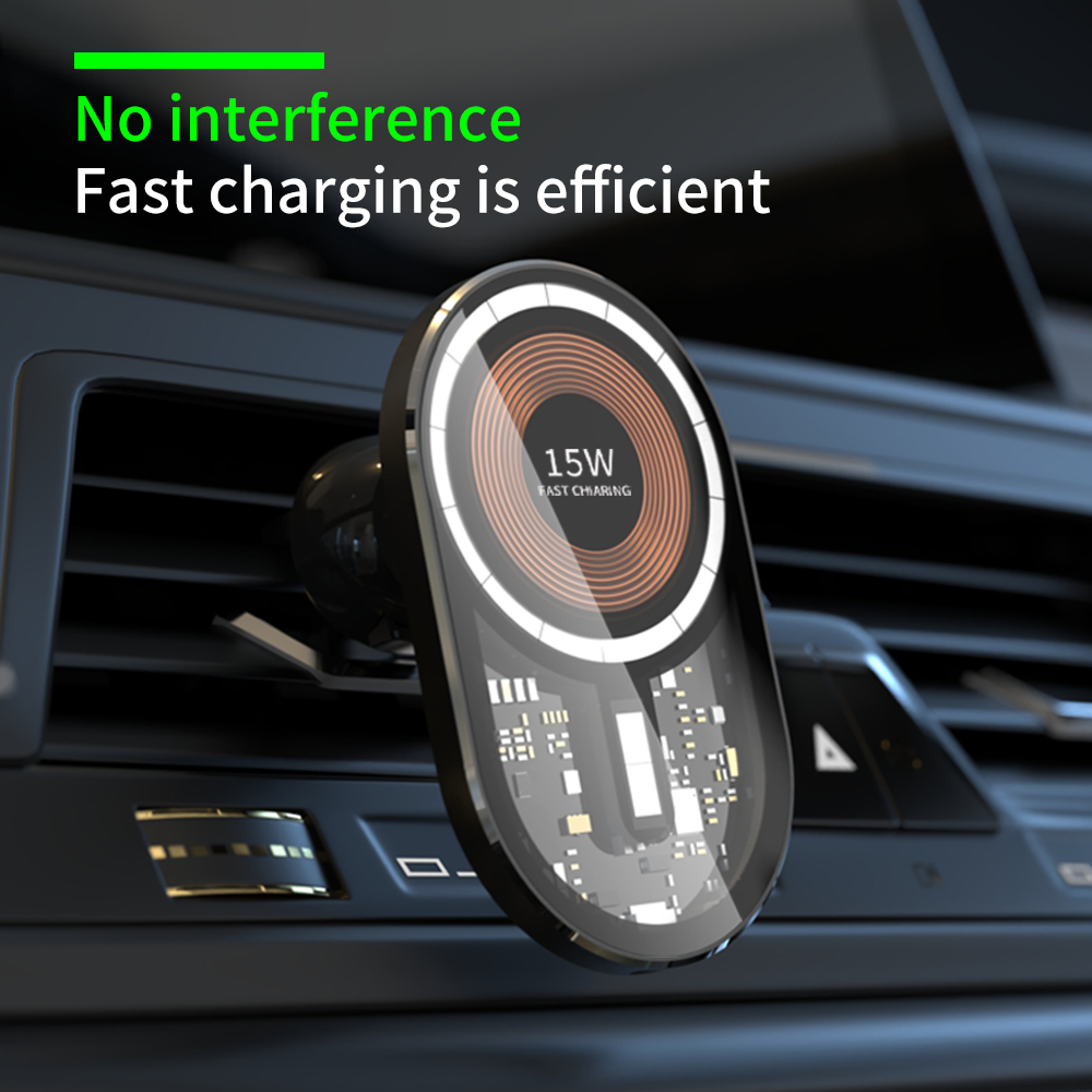 Ultra-Thin Magnetic Transparent Car Charger