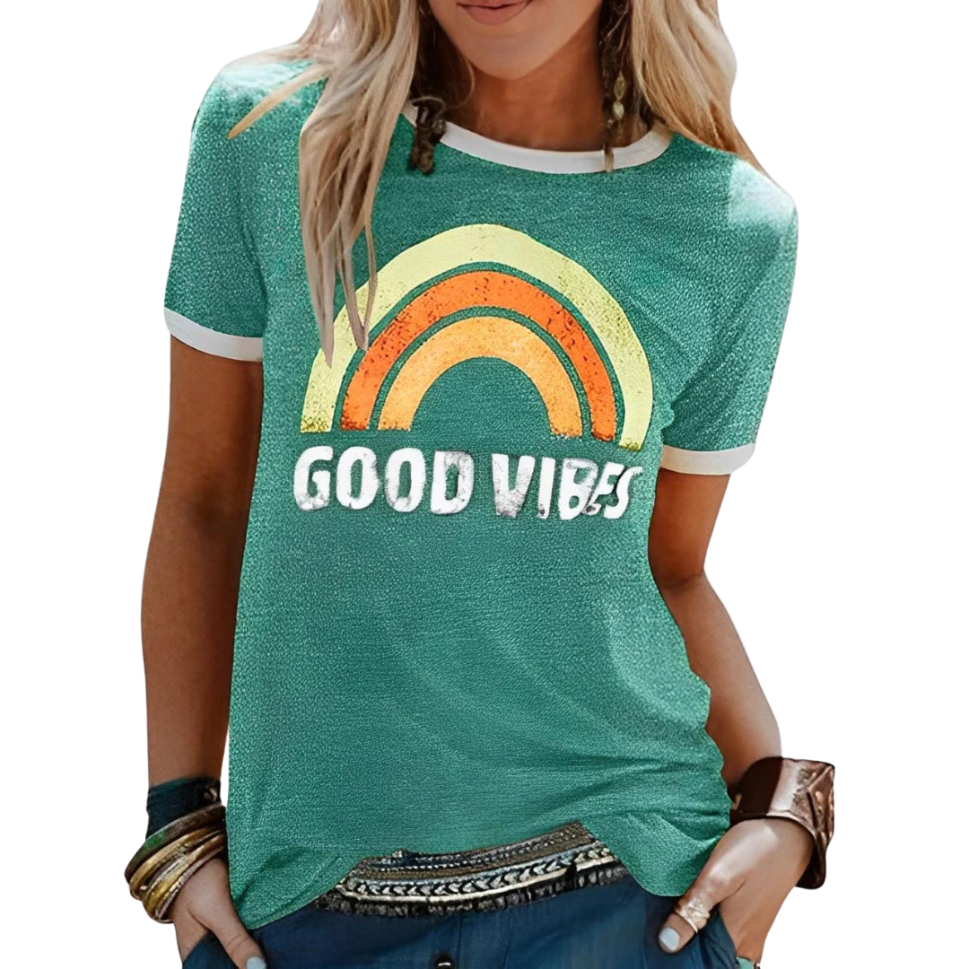 Sunbloom Blisse - T-shirt Bonnes vibrations