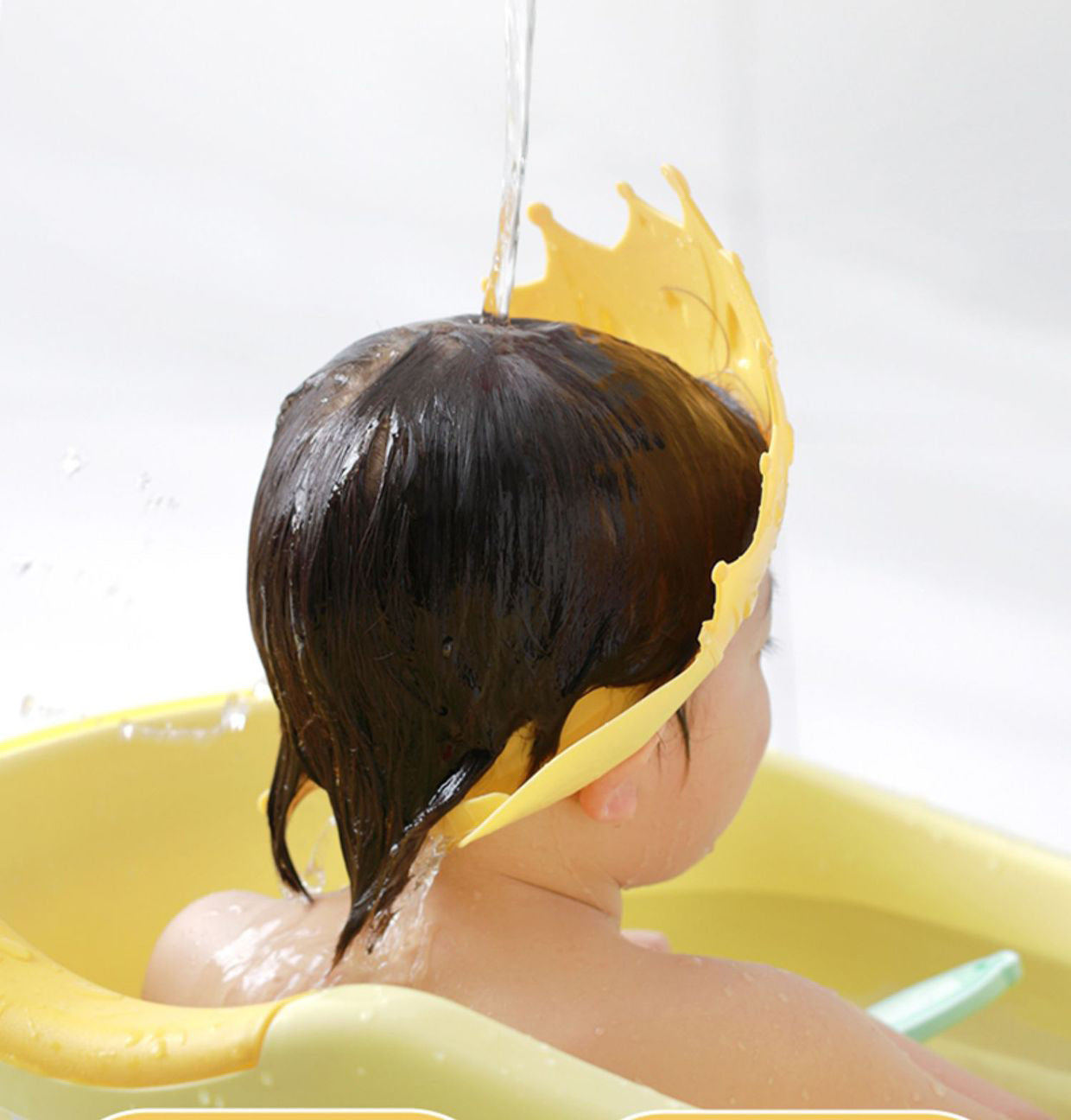 Shampoo Crown Cap™ - Ikke flere tårer i badekaret - Badehette for barn