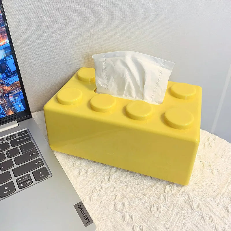 Nostalgic Lego Block-Style Tissue Case