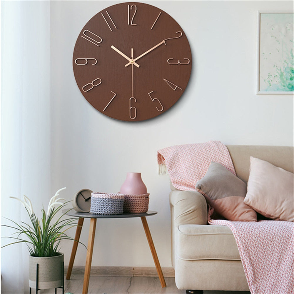 GlowTech - Reloj de pared de plástico moderno