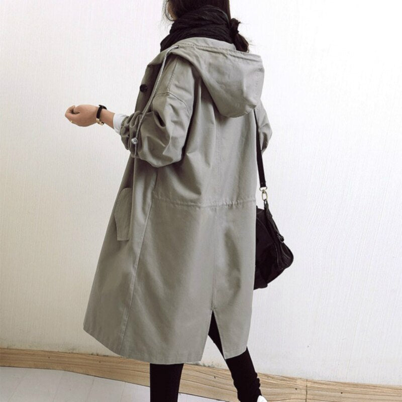 EleganCoat | Fashionable long trench coat/jacket women change season 2024