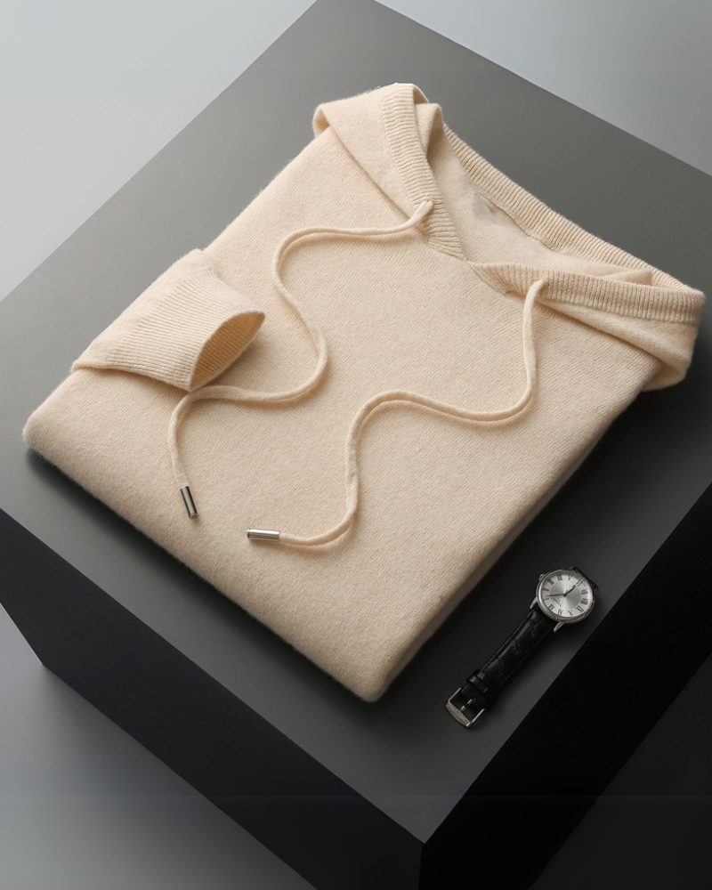 100% Cashmere Hoodie