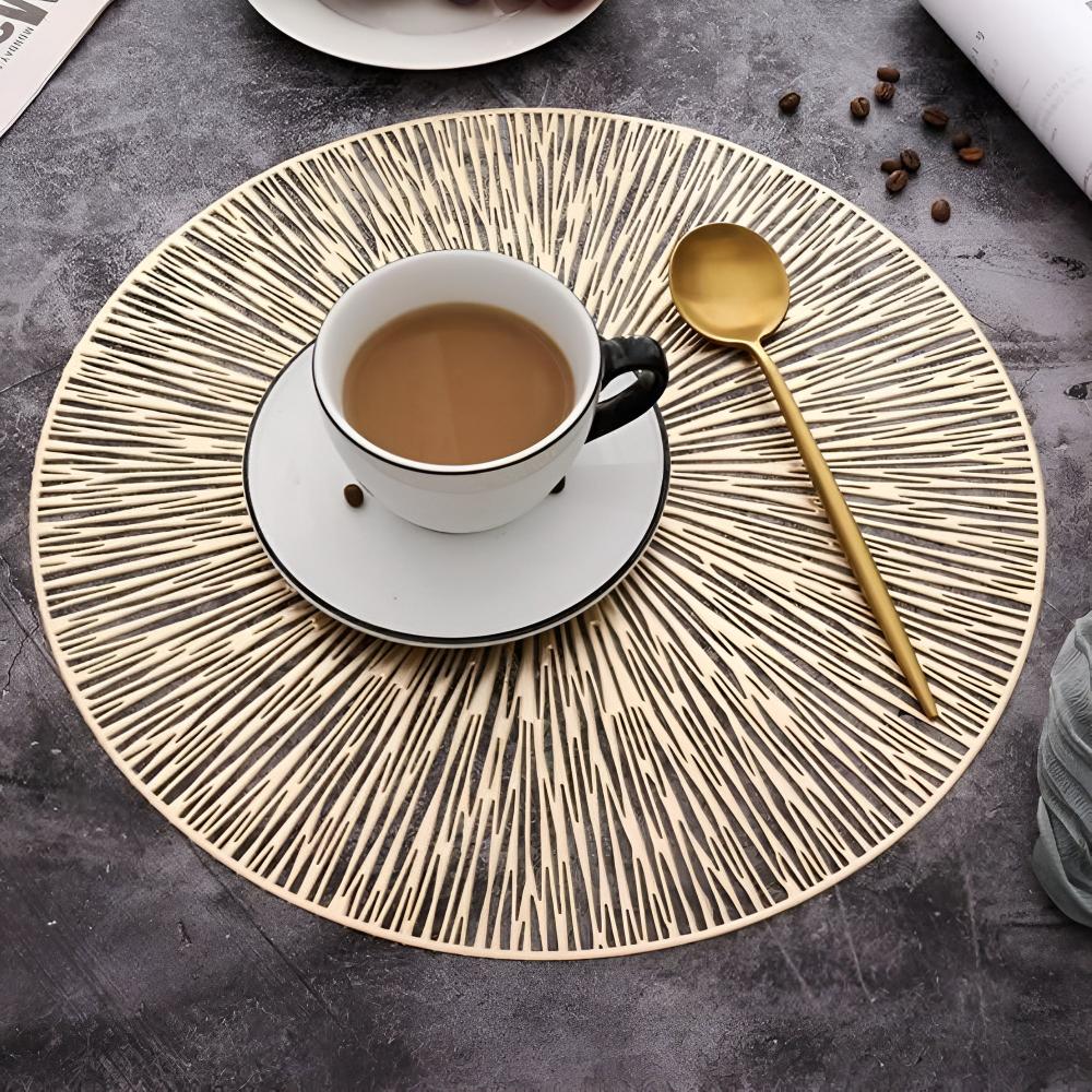 Firework Metallic Table Mat