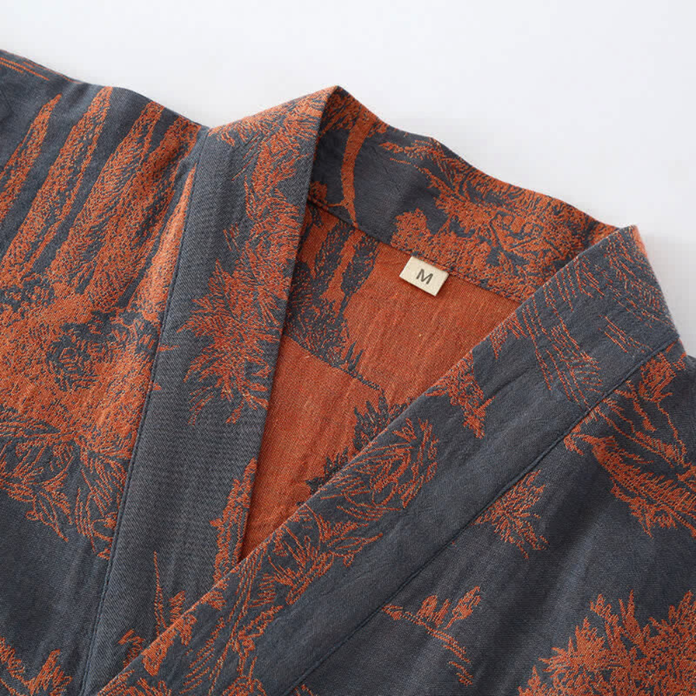 Serene Woodlands Kimono Roj