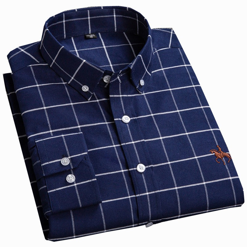 Camisa de vestir a rayas con diseño de jinete Hitch33™