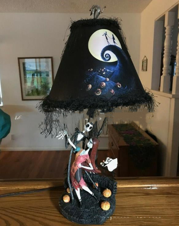 Ny Halloween Hem Sovrum Jack Glödande Bordslampa LED Lampa Halloween Bordslampa