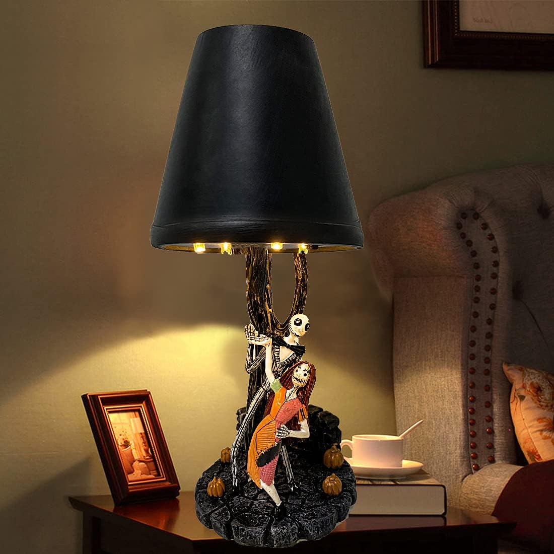 Nieuwe Halloween Home Slaapkamer Jack Gloeiende Tafellamp LED Lamp Halloween Tafellamp