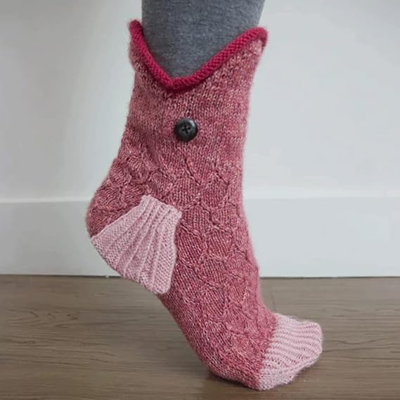 CHAUSSETTES EN TRICOT CROCODILE