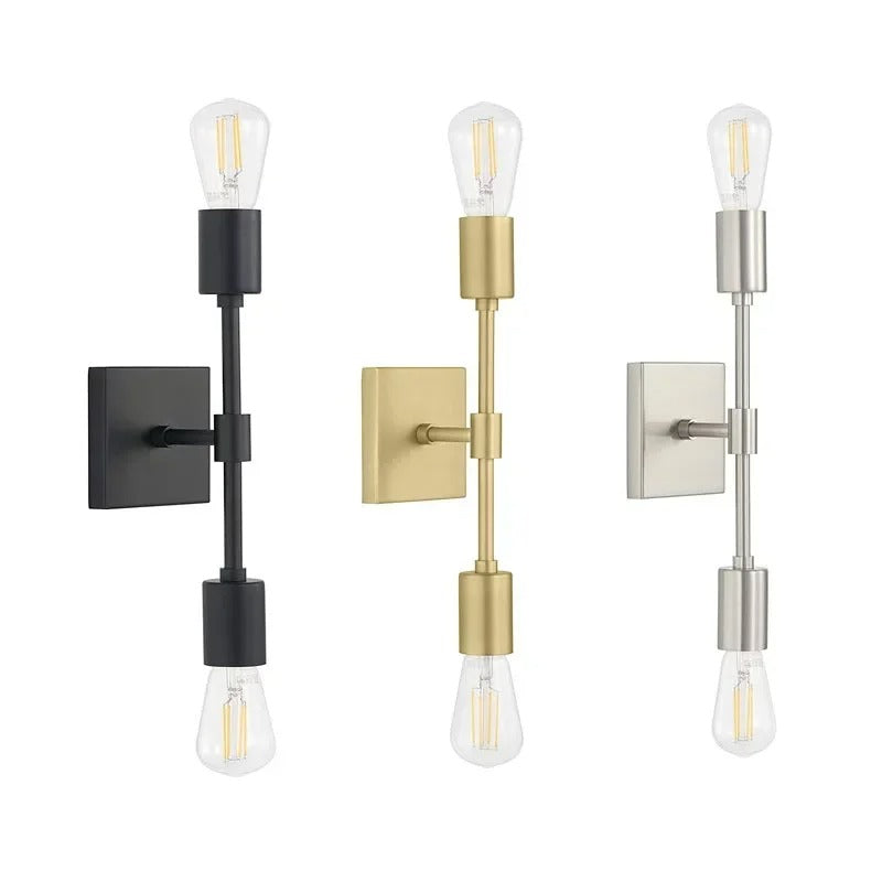 LuxeLine Twin Sconces