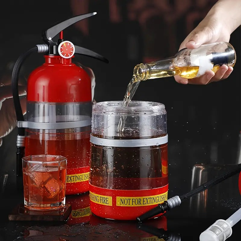 Fire Extinguisher Drink Dispenser