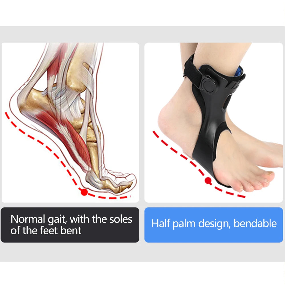 Lábfej rögzítő AFO sín, boka-láb ortézis támogatás