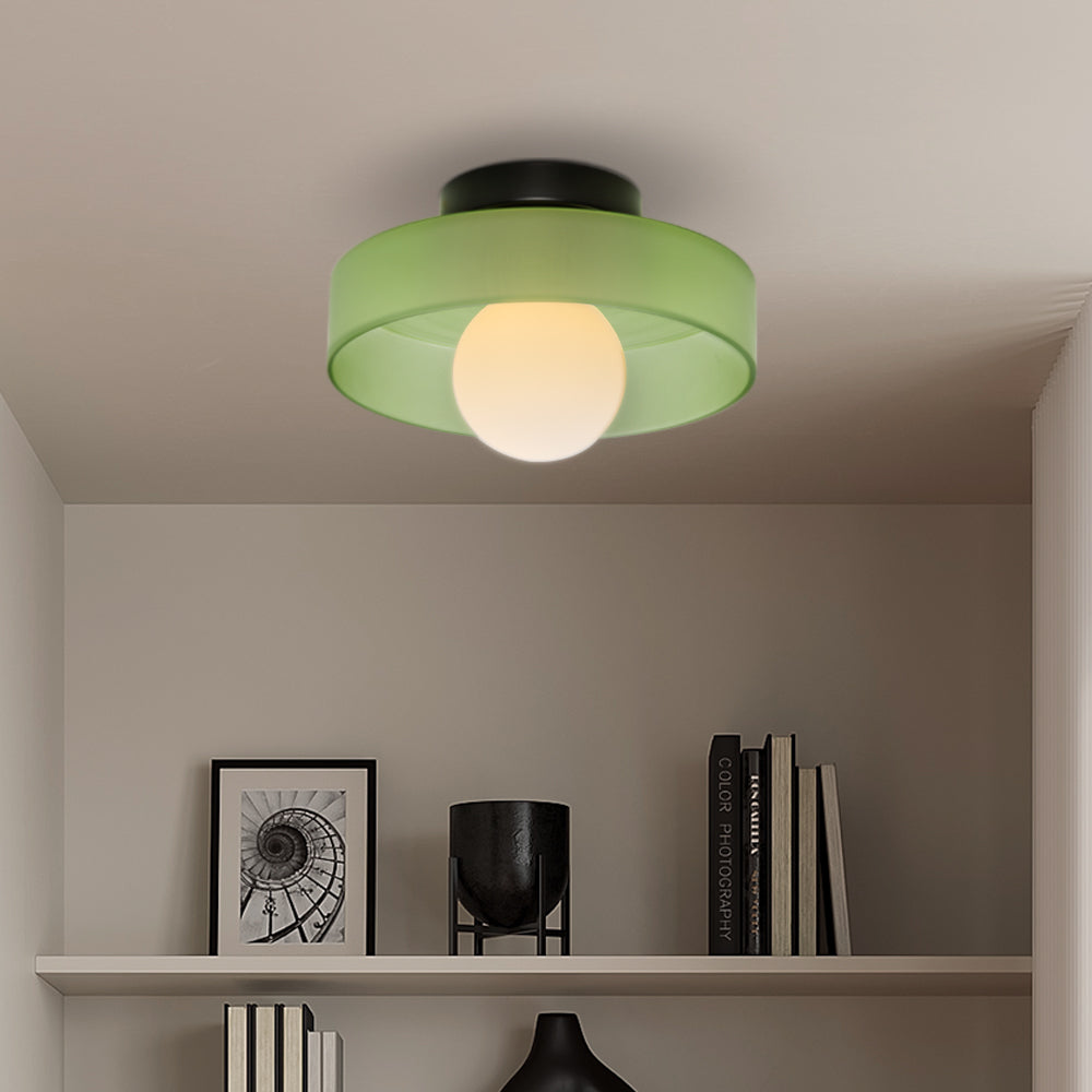 Moderne rund loftslampe