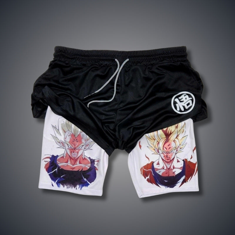 Anime-Trainingsshorts fürs Fitnessstudio |