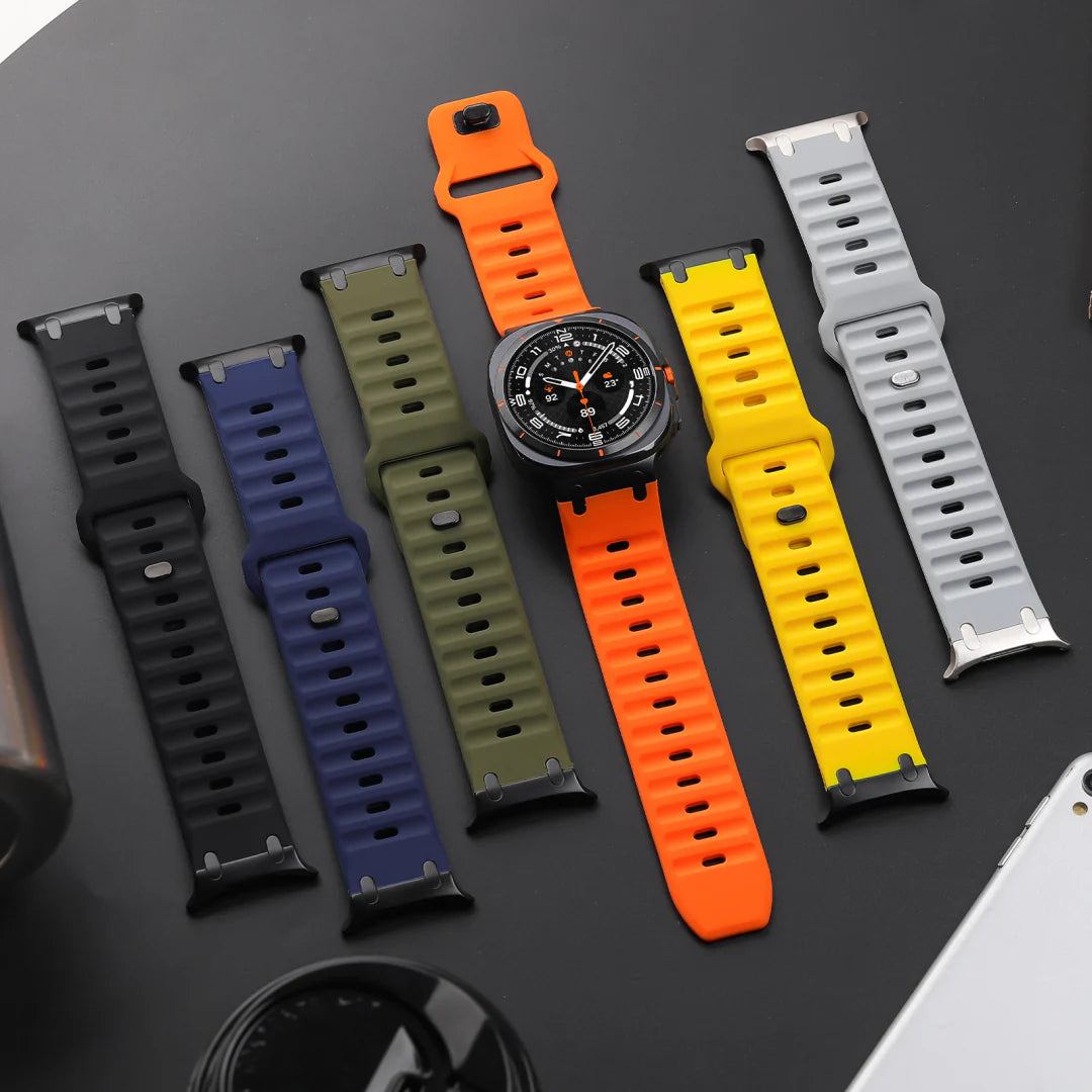 Bracelet de sport en silicone pour Samsung Galaxy Watch Ultra