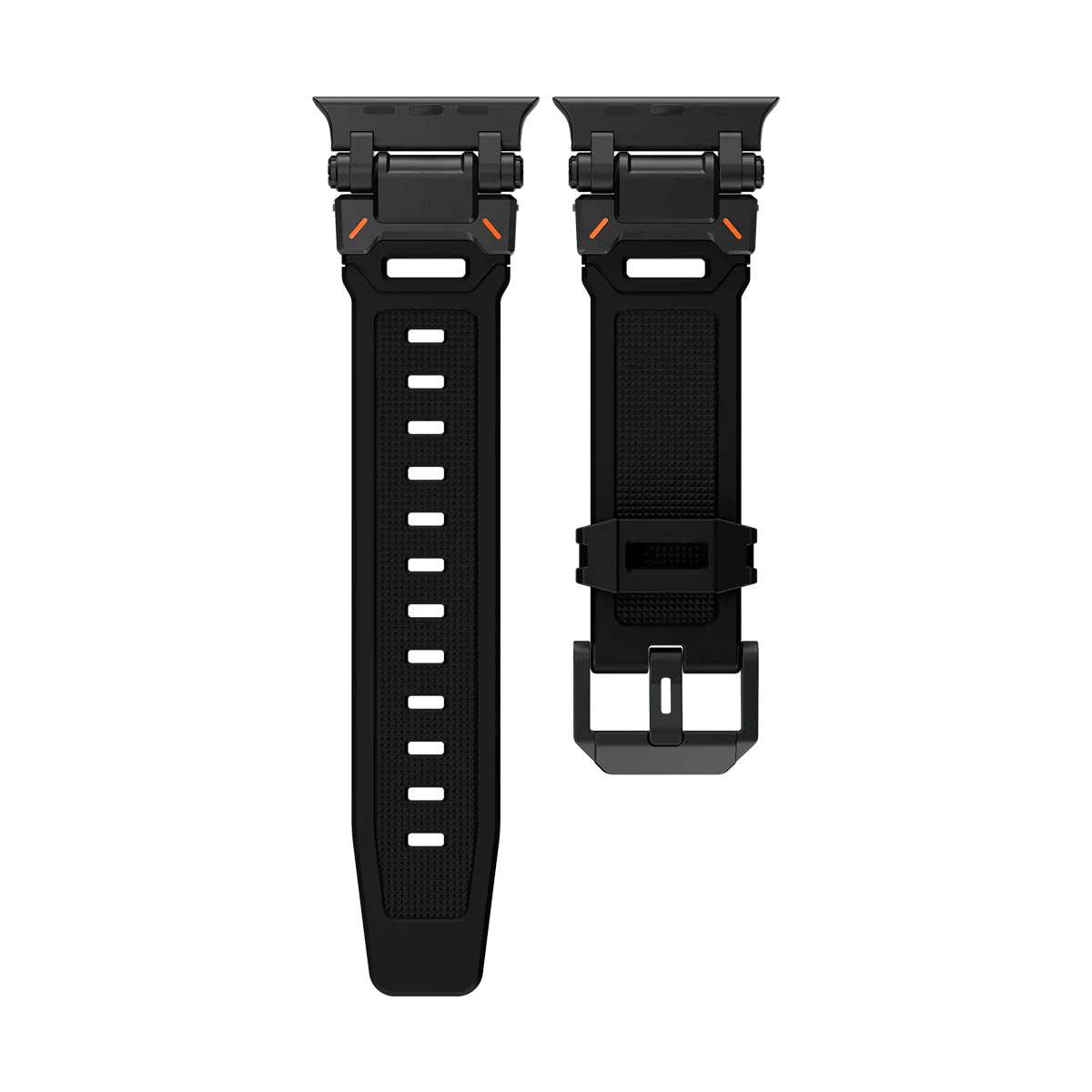 Neues Titan-Metallkopf-Silikonarmband für die Apple Watch