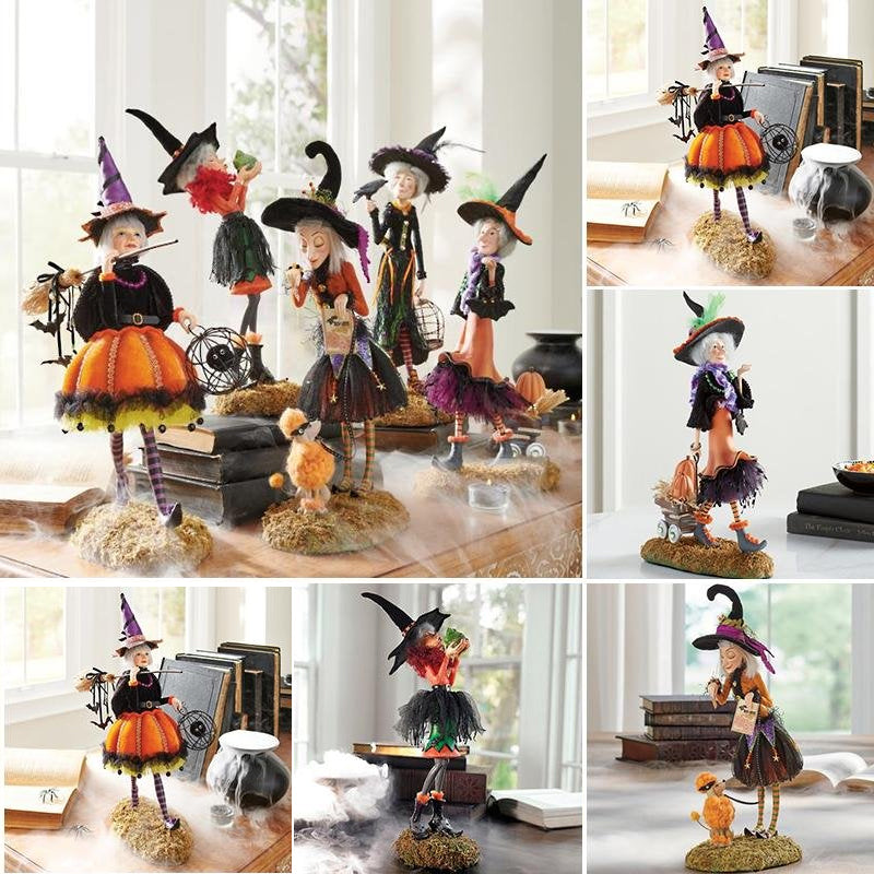 Halloween Witch Resin Ornament