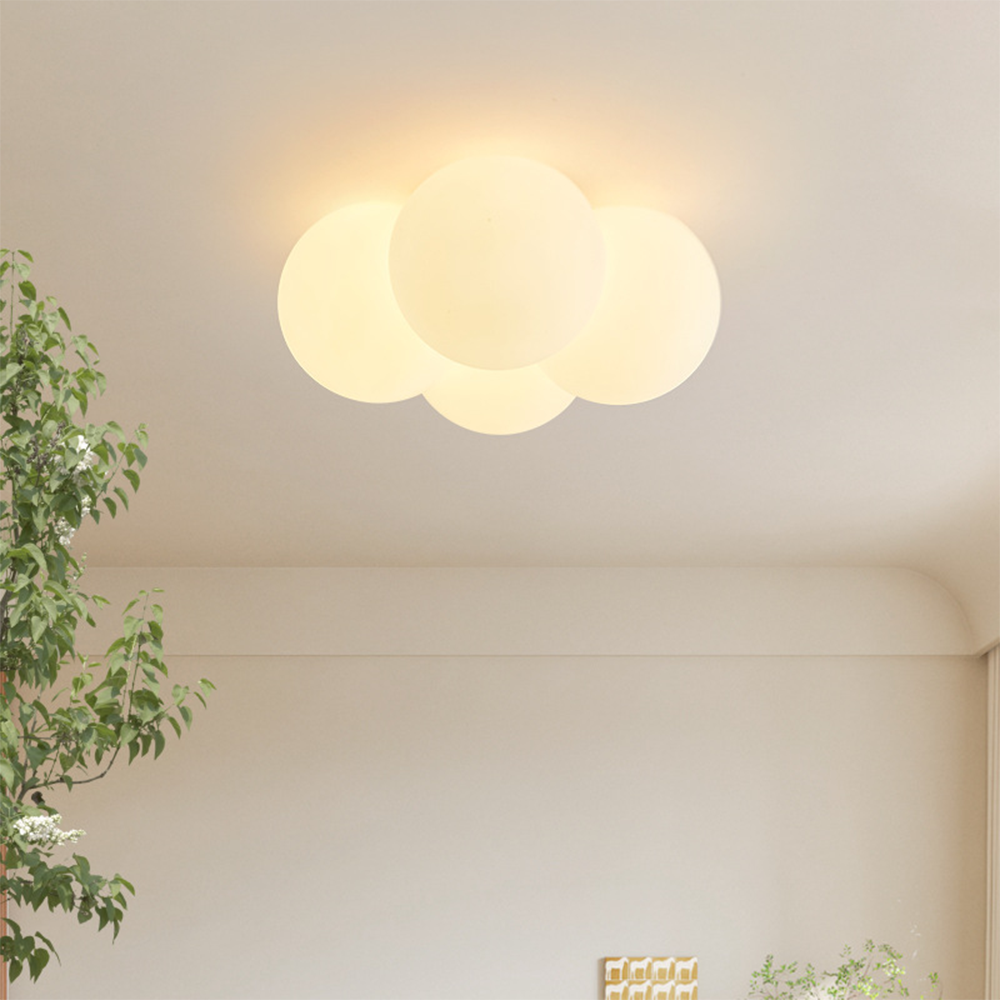 White Cloud Bubbles-plafondlamp - Modern LED-armatuur voor woonkamer, slaapkamer, hal