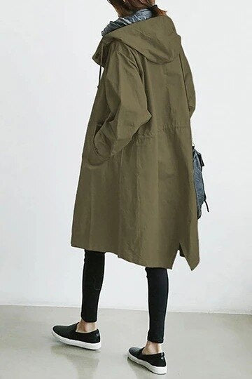 Cappotto elegante | Trench/giacca lunga alla moda da donna cambiano stagione 2024