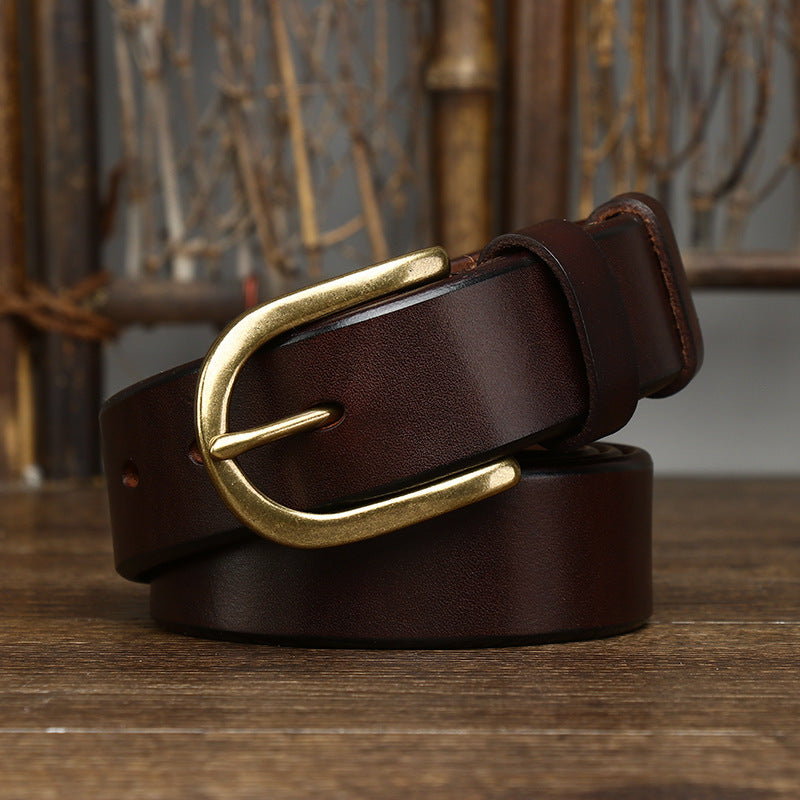 Ceinture en cuir classique pour homme premium