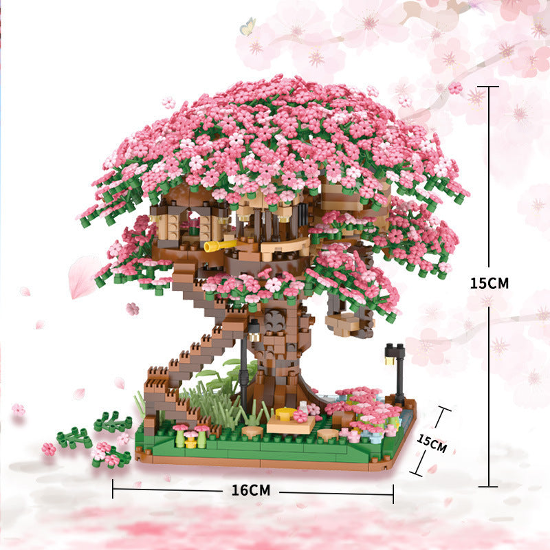 Cherry Blossom byggeklosser Dekor