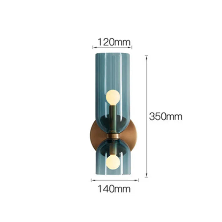 DuoGlow – LED Glaswandleuchte