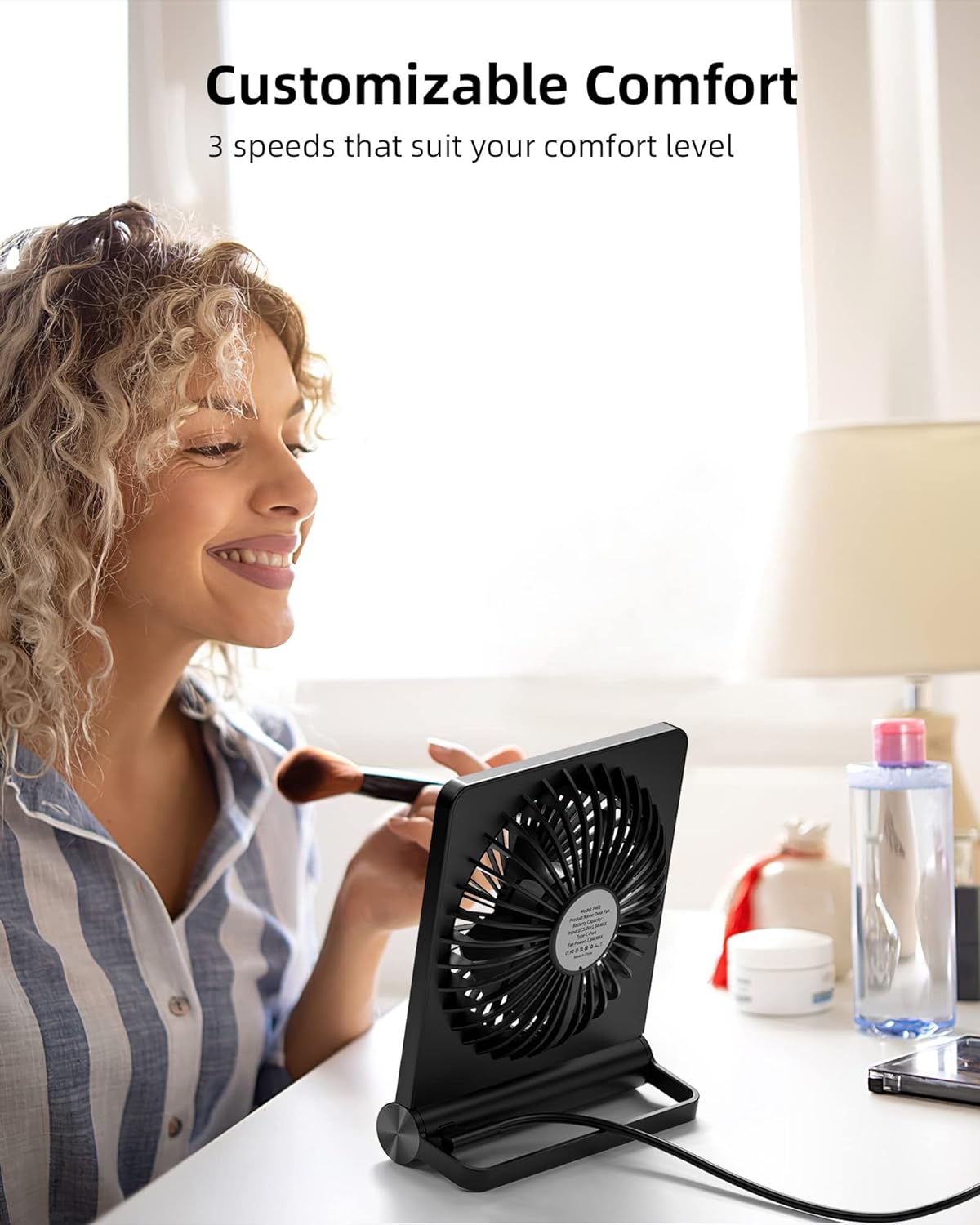 Starker Wind Ultraleiser Piccolo ventilatore da tavolo