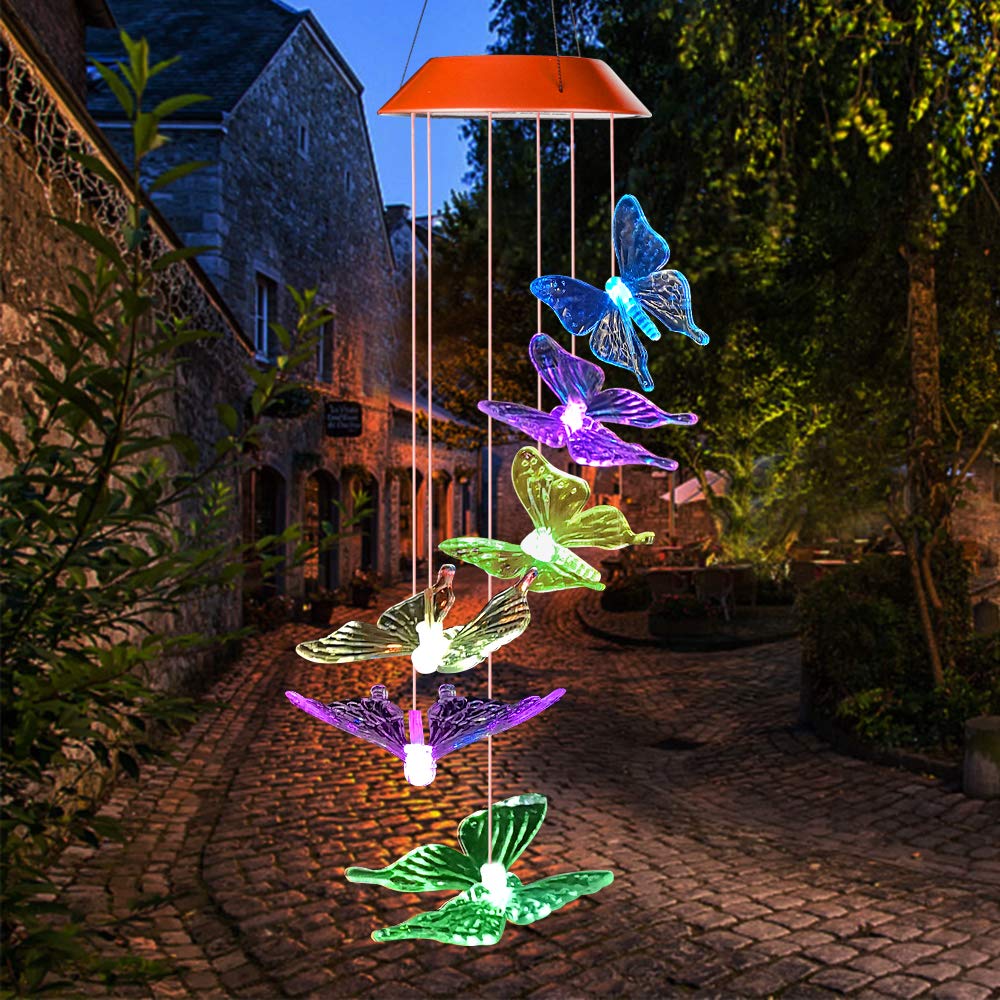 Flutterlights - Dekorative solcellelamper med sommerfugledesign