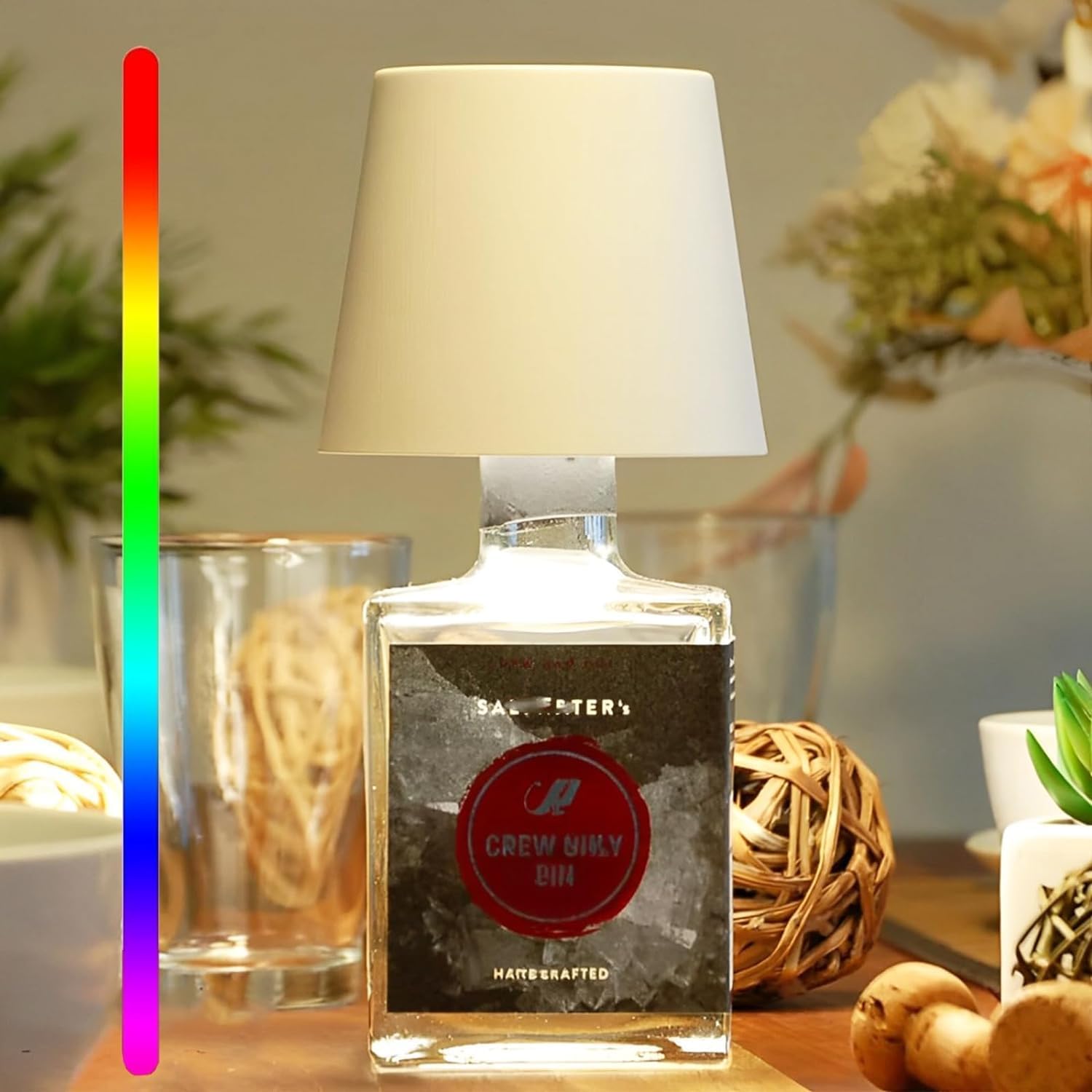 Verlichting fles Lamp