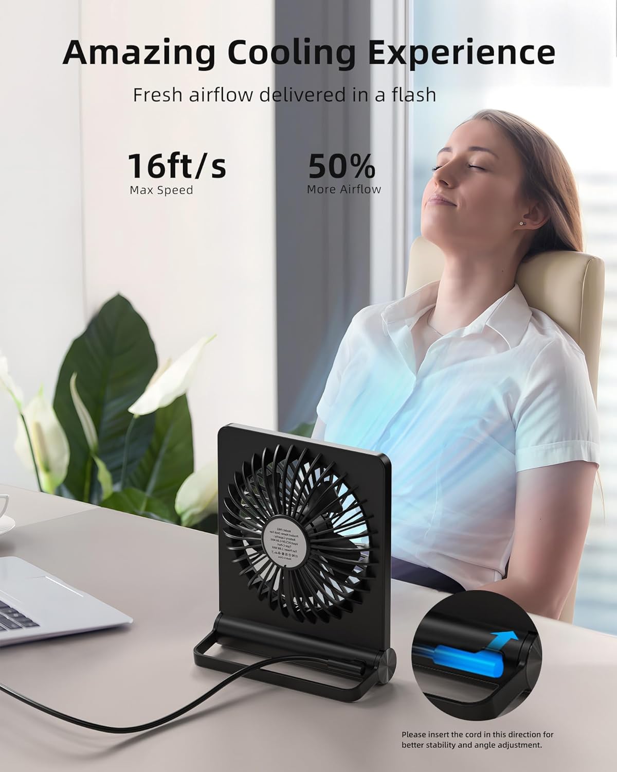 Ventilador de mesa pequeño Starker Wind Ultraleiser