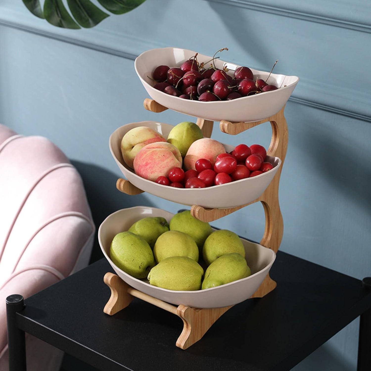 FruitTower - Élégant stand à fruits en métal