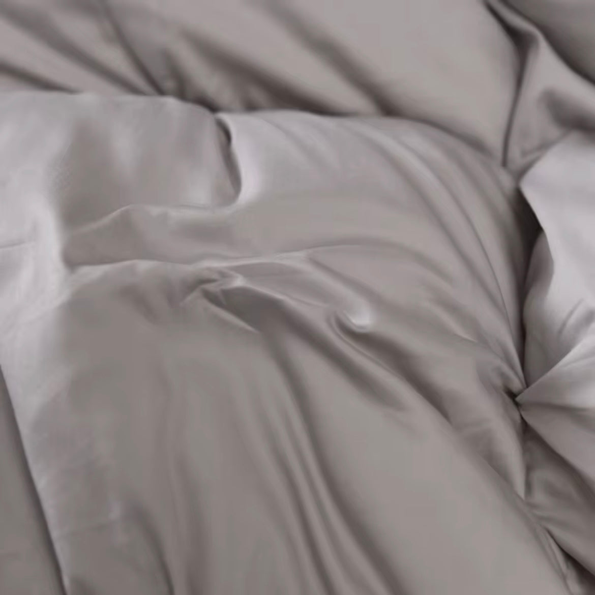 Couette en duvet d'oie gris Splendore