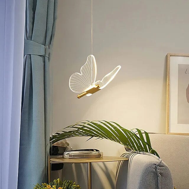 Butterfly vegglampe