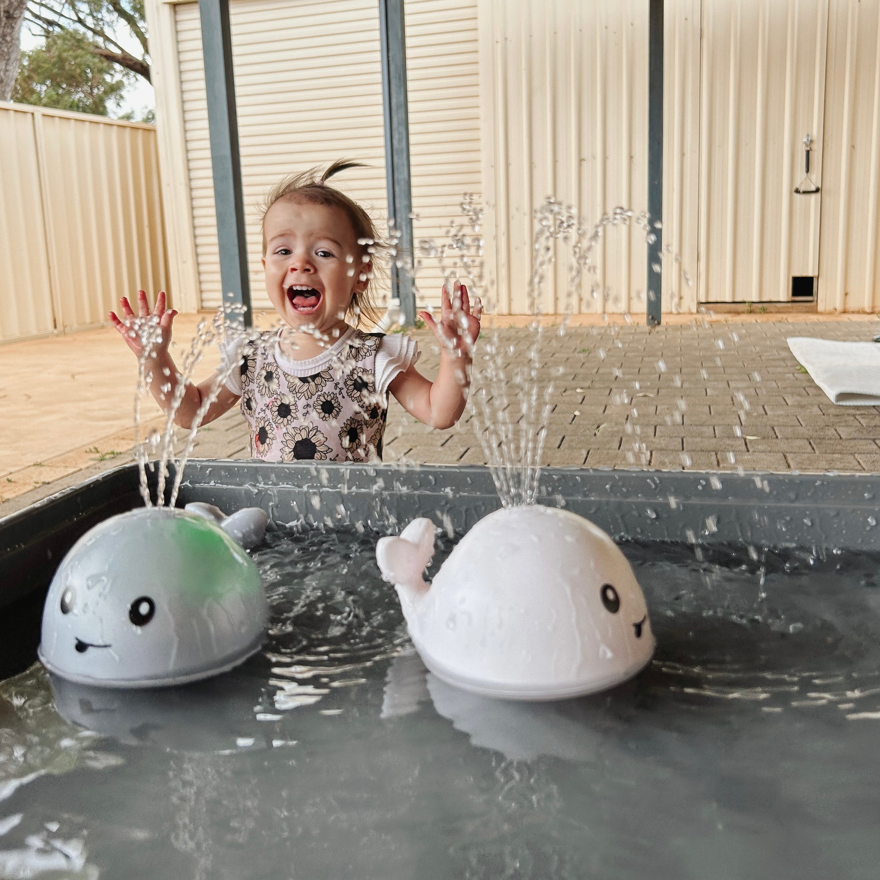 Jouet de bain baleine pour bébé