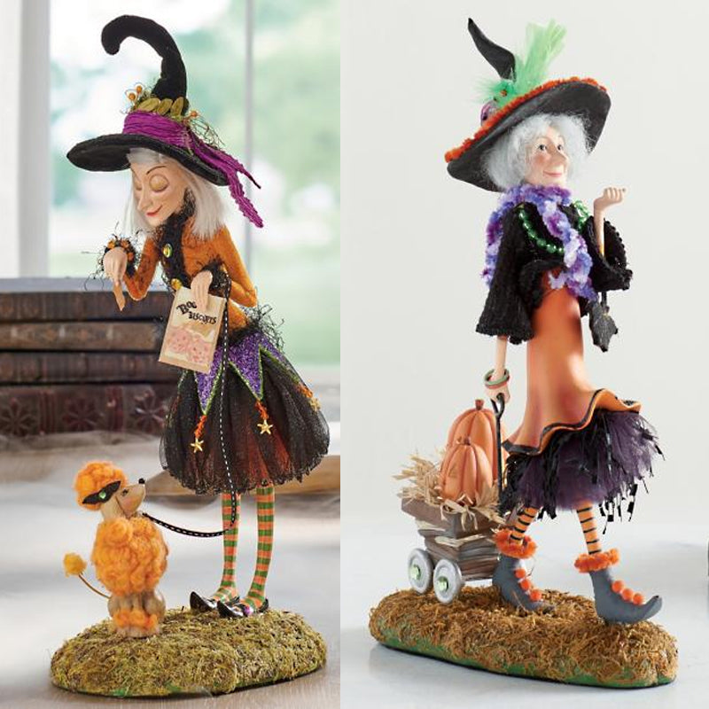 Halloween Witch Resin -koriste