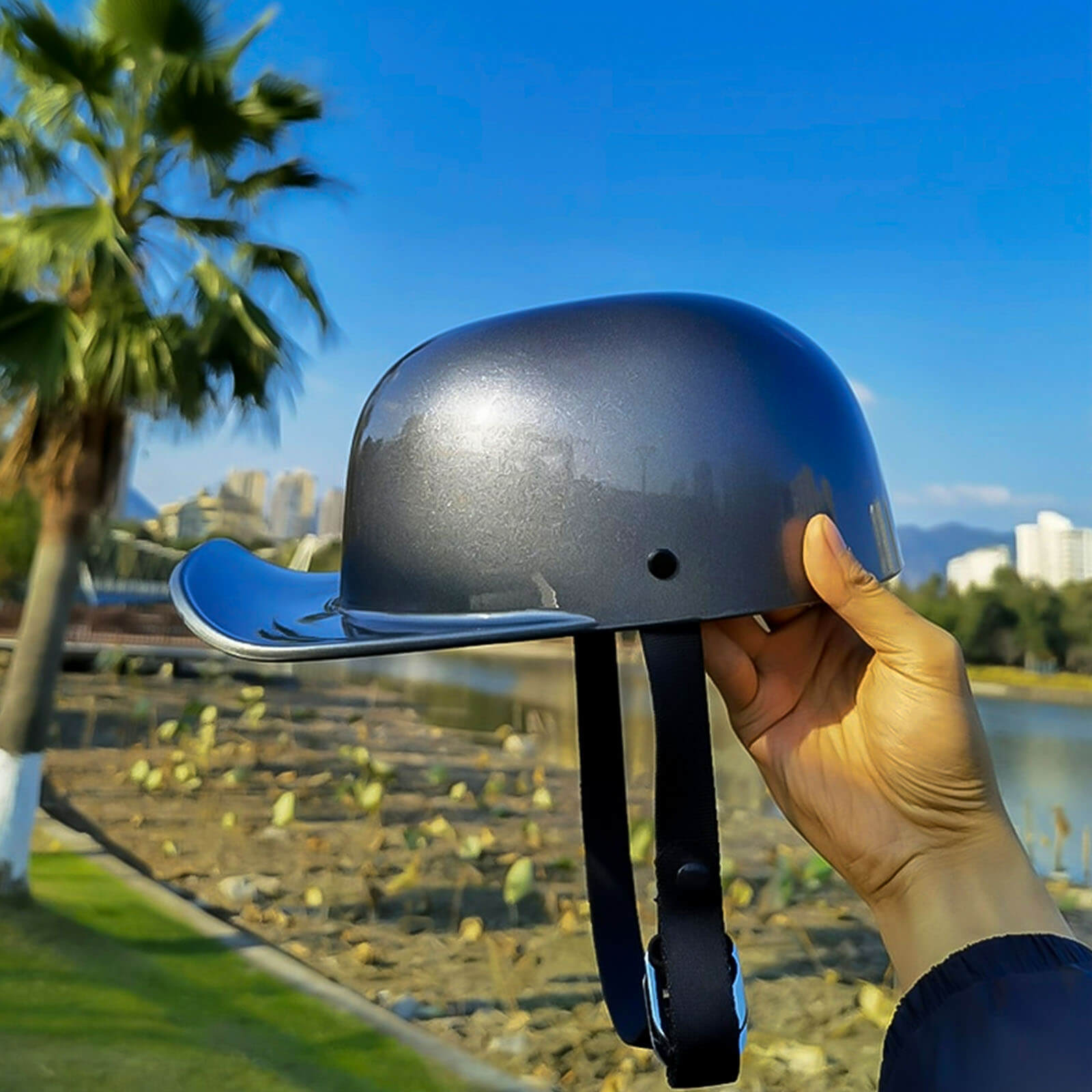 Baseballmütze Motorradhelm - DOT genehmigt