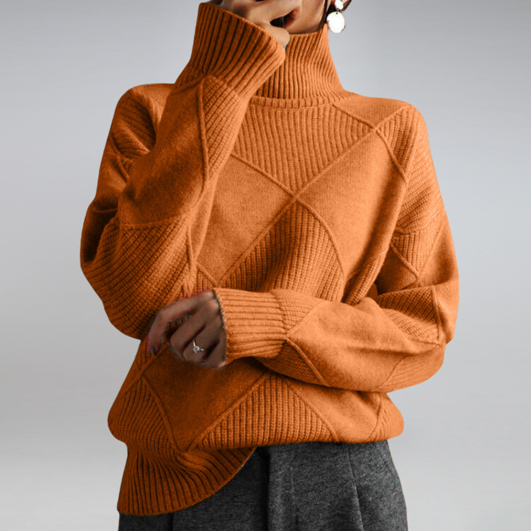 Adelle™ Cashmere Turtleneck-genser